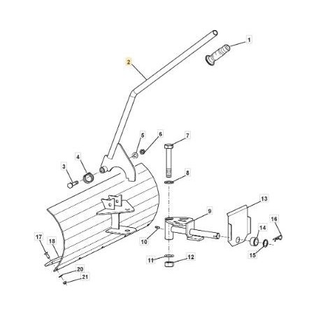 ORIGINAL STIGA BLADE BEWEGUNGSROHR – 118800294/0 | Newgardenstore.eu