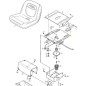 PLACA DE ASIENTO INFERIOR FIJA ORIGINAL STIGA - 1134-6068-01