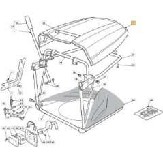 TAPA DE BOLSA VERDE 60123L NJ92 HE ORIGINAL STIGA - 325110345/0 | Newgardenstore.eu