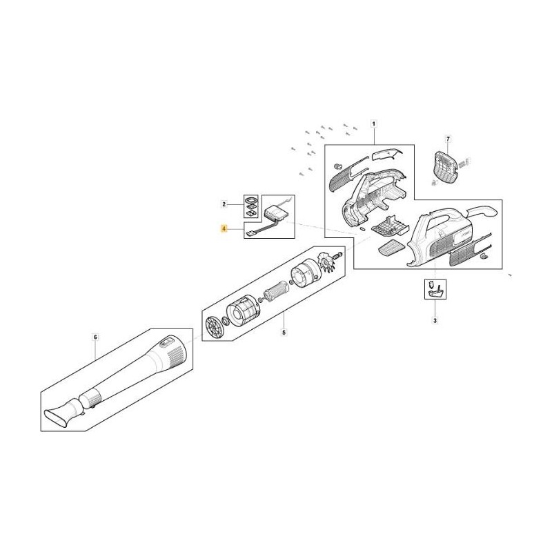 PCB - ELECTRONICS BL 700 Li 48 ORIGINAL STIGA - 118811260/0