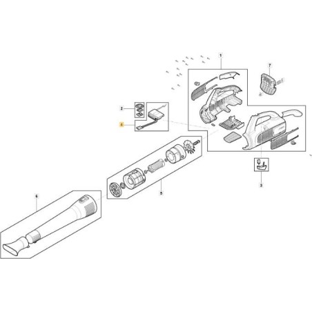 PCB - ELECTRONIQUE BL 700 Li 48 ORIGINAL STIGA - 118811260/0 | Newgardenstore.eu