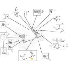WIRING KIT MP ME HONDA ORIGINAL STIGA - 182040212/0 | Newgardenstore.eu