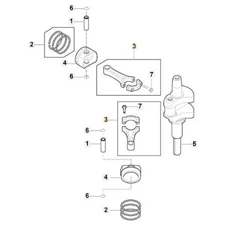ORIGINAL STIGA ROD - 118550994/0 | Newgardenstore.eu