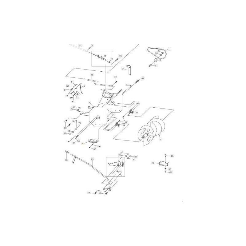 PROTECTOR DE MOTOR STIGA ORIGINAL - 1319-1503-01