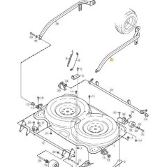 ORIGINAL STIGA LINKER PLATTEN-HEBEARM – 1134-4324-01 | Newgardenstore.eu