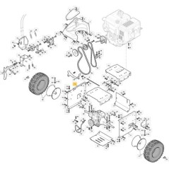 PIASTRA SUPPORTODX TRASMIS. SnTh CTF ORIGINALE STIGA - 383570003/0