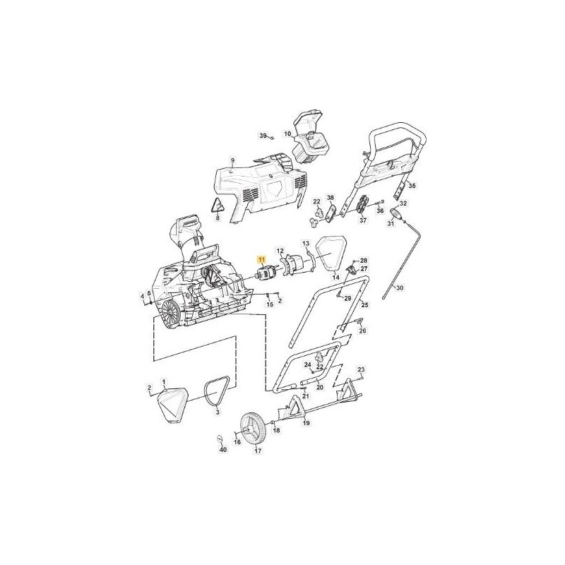 MOTEUR ÉLECTRIQUE ORIGINAL STIGA - 118820589/0