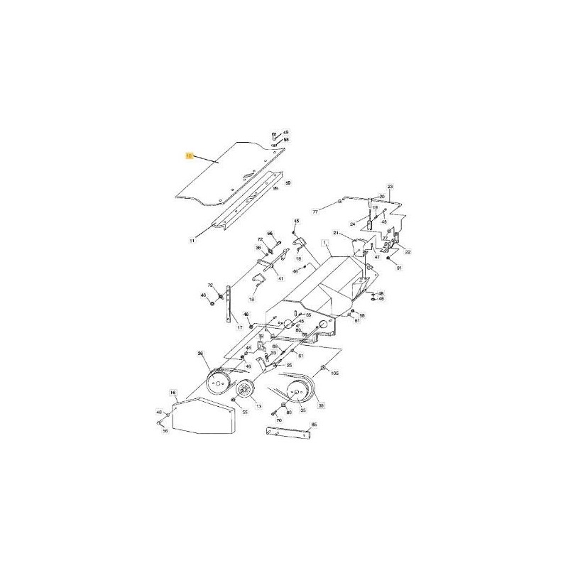 PROTECTION EN CAOUTCHOUC ORIGINALE STIGA - 1319-1710-01