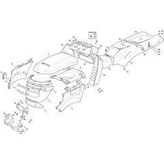 TC2000HY RADABDECKUNG. C/F SCHWARZ GGP 901510 ORIGINAL STIGA - 325109778/0 | Newgardenstore.eu