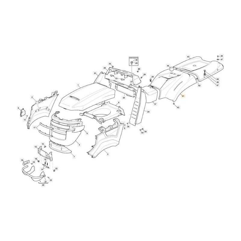 TC2000HY RADABDECKUNG. C/F SCHWARZ GGP 901510 ORIGINAL STIGA - 325109778/0