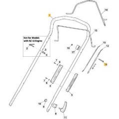 MANICO MP1 50-55 VNN (UNICO)+IMPUGN ORIGINALE STIGA - 381007559/0