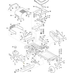 AILE, CÔTÉ DROIT, GRIS ORIGINAL STIGA - 118830128/0 | Newgardenstore.eu