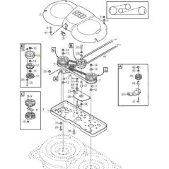 RIEMENSCHEIBE D.121MM. X-107M ORIGINAL STIGA – 1134-5019-01 | Newgardenstore.eu