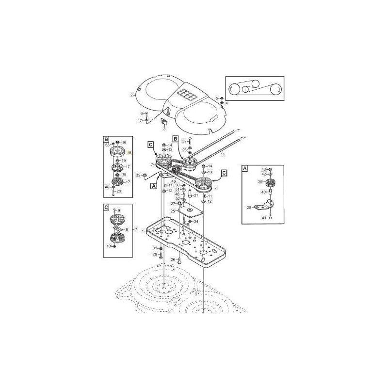 RIEMENSCHEIBE D.121MM. X-107M ORIGINAL STIGA – 1134-5019-01