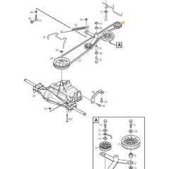 POLEA DE MOTOR STIGA ORIGINAL VILLA ROYAL - 1134-4611-01 | Newgardenstore.eu