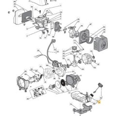 RÉSERVOIR DE MÉLANGE KF01082BB - RECHARGE ORIGINALE STIGA - 183733007/0 | Newgardenstore.eu