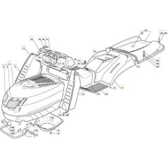WHEEL COVER TC2000HY.C/F GREEN 606533CF ORIGINAL STIGA - 325109705/0 | Newgardenstore.eu