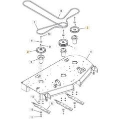 ORIGINAL STIGA PULLEY - 118830800/0