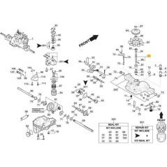 PUMP SHAFT K574 ORIGINAL STIGA - 1139-1493-01