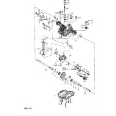 ORIGINAL STIGA MEDIO EJE-R - 1139-1343-01