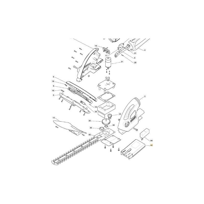 BATTERIA SHT 4620A - SGT 2220 A ORIGINALE STIGA - 1911-9128-01