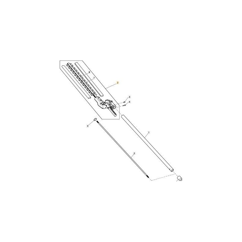 ORIGINAL STIGA HEDGE TRIMMER HEAD - 118802888/0