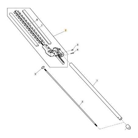 ORIGINAL STIGA Heckenscherenkopf – 118802888/0 | Newgardenstore.eu