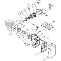 CARBURADOR WALBRO WT-761A DC 45P/55P ORIGINAL STIGA - 123054014/1