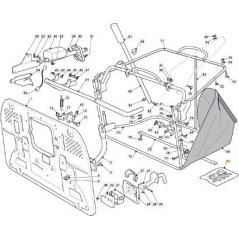 ÉQUIPEMENT DE VIS SACCO HE C/S.S.E. ORIGINAL STIGA - 382180117/0
