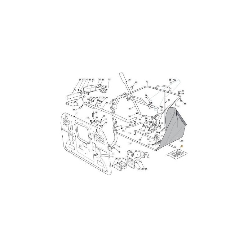 ÉQUIPEMENT DE VIS SACCO HE C/S.S.E. ORIGINAL STIGA - 382180117/0