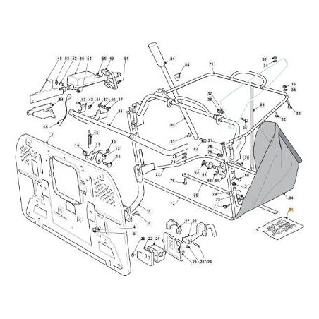 SCHRAUBENAUSRÜSTUNG SACCO HE C/S.S.E. ORIGINAL STIGA – 382180117/0 | Newgardenstore.eu