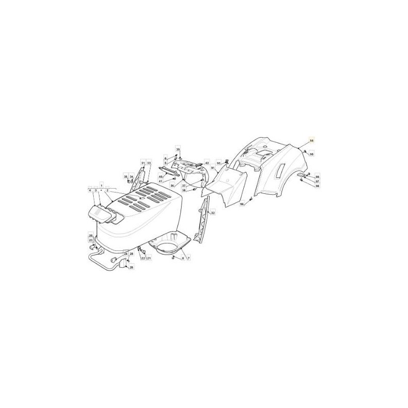 ENJOLIVEUR JAUNE 122410 NJ92 ORIGINAL STIGA - 325110323/0
