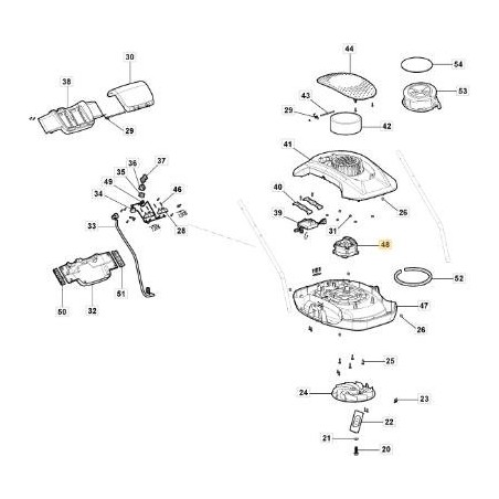MOTORE ELETTRICO T 300 Li 20 ORIGINALE STIGA - 118811452/0 | Newgardenstore.eu