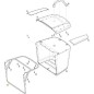 ORIGINAL STIGA ER1-2 E-C BAG FRAME - 384801155/0