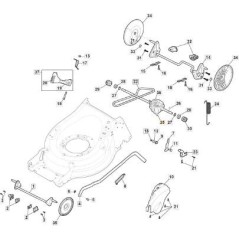 TRAKTION GR. GT MONOxMP1 50-55 ZENTRALLEV ORIGINAL STIGA - 181003115/0 | Newgardenstore.eu