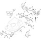 GR.TRAZIONE GT MONOxMP1 50-55 CENTRALE LEV ORIGINALE STIGA - 181003115/0