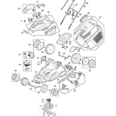 MOTOR ELÉCTRICO E 380 Li 40 ORIGINAL STIGA - 118811002/0 | Newgardenstore.eu