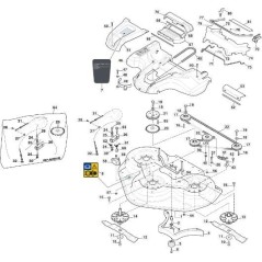 GETRIEBE CING CARTER 110/125 NCS8000N EL ORIGINAL STIGA - 337060034/0