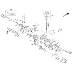 ARBRE D'AXE 0,75 X 11,39 (CLÉ DROITE) ORIGINE STIGA - 118870114/0