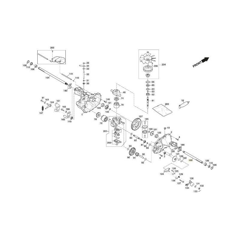 EJE 0,75 X 11,39 (LLAVE DERECHA) ORIGINAL STIGA - 118870114/0