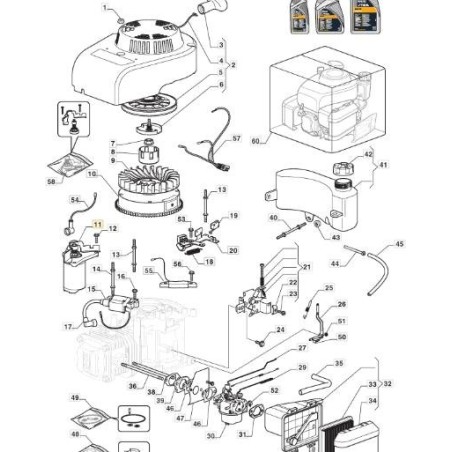 ORIGINAL STIGA ANLASSERBAUGRUPPE – 118551365/0 | Newgardenstore.eu