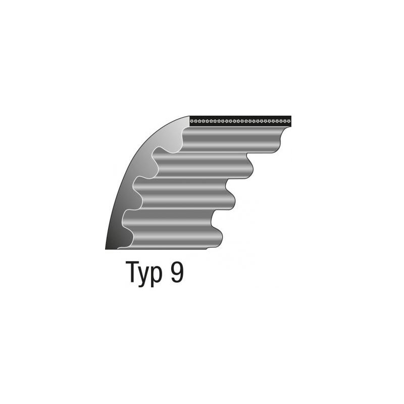 Courroie dentée tracteur tondeuse STIGA 8-040 9585-0087-00