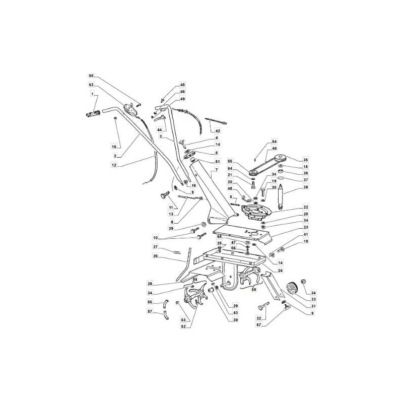 COUPE-GAUCHE ORIGINAL STIGA - 1483-2131-01