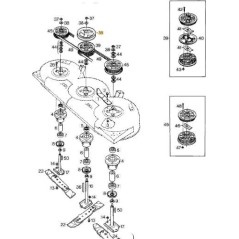 PULEGGIA V.102M-P.102-121M-D. STIGA ORIGINALE - 1134-3419-01 | Newgardenstore.eu