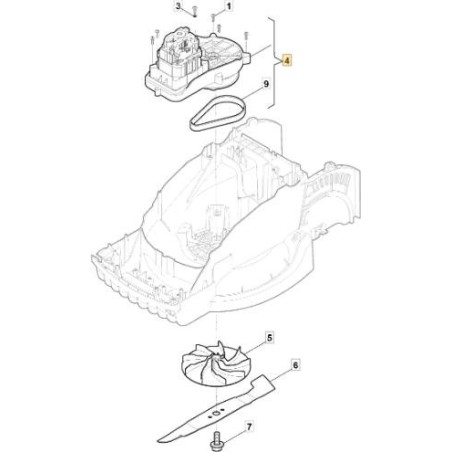 MOTEUR ÉLECTRIQUE 1600W X NER ORIGINAL STIGA - 118563696/2 | Newgardenstore.eu