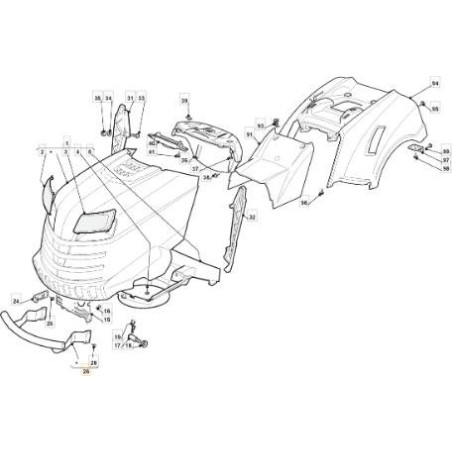 TUBO PROTEZ. SILENZIO. VERNICI. NJA92 ORIGINALE STIGA - 382869040/0 | Newgardenstore.eu