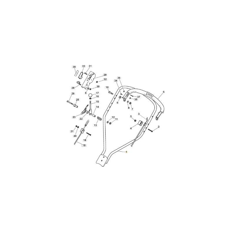 STIGA PRO MC TOP HANDLE ASTR. GRAY ORIGINAL STIGA - 381006371/0