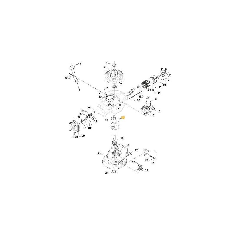 CIGÜEÑAL STIGA ORIGINAL - 118552535/0