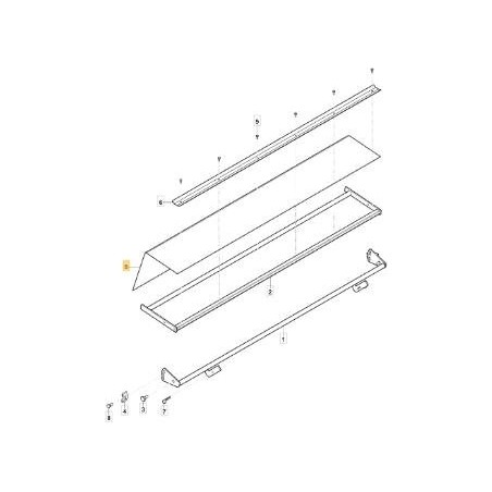 GOMMA FRONTALE SPAZZATRICE ORIGINALE STIGA - 118890155/0 | Newgardenstore.eu