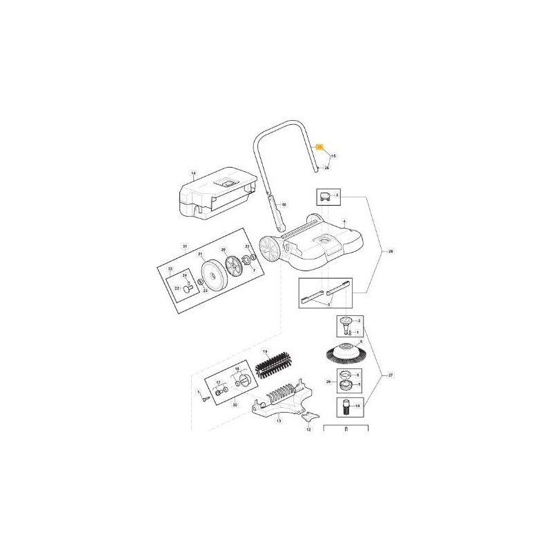 ORIGINAL STIGA SWP 475 GRIFF – 118821360/0